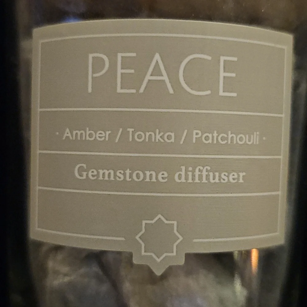 Peace Gemstone Diffuser and Scented Oil Set